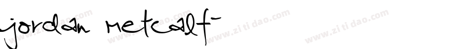 jordan metcalf字体转换